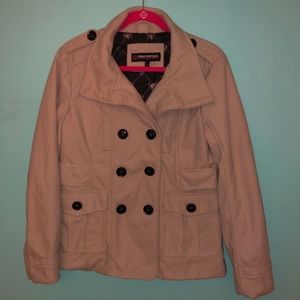 Cream Peacoat